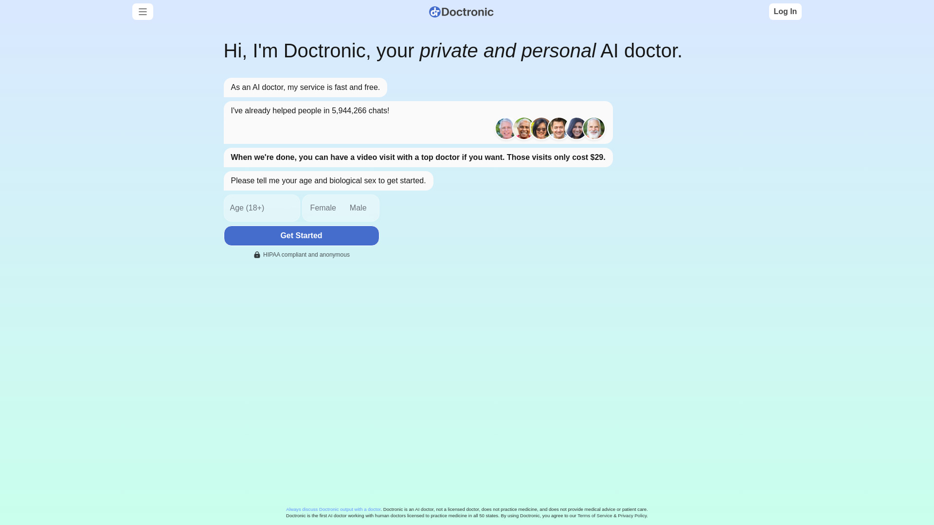 Doctronic screenshot
