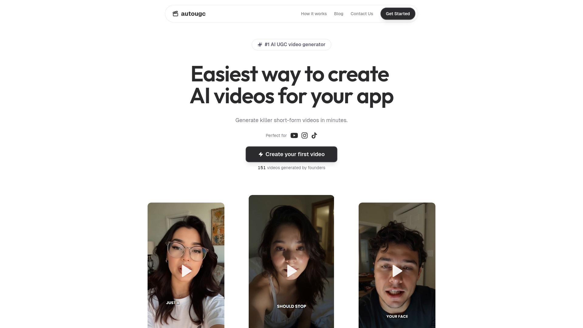AutoUGC screenshot