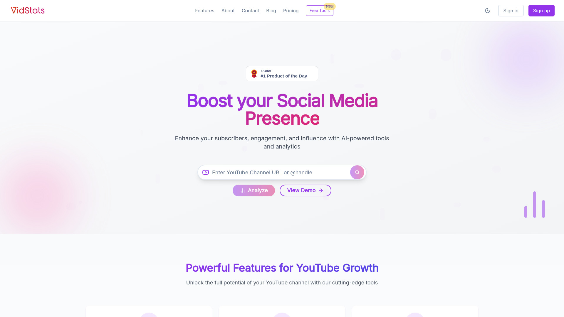 VidStats screenshot