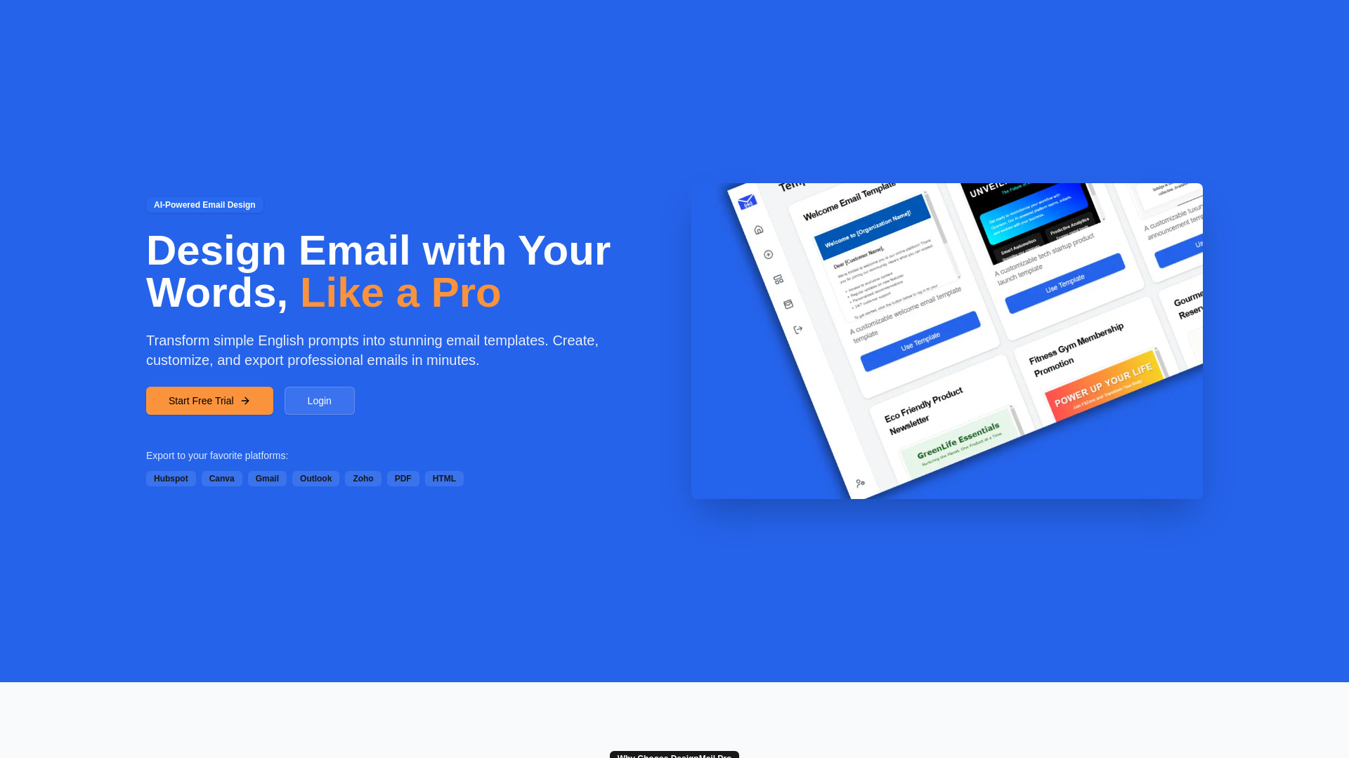 DesignMail Pro screenshot