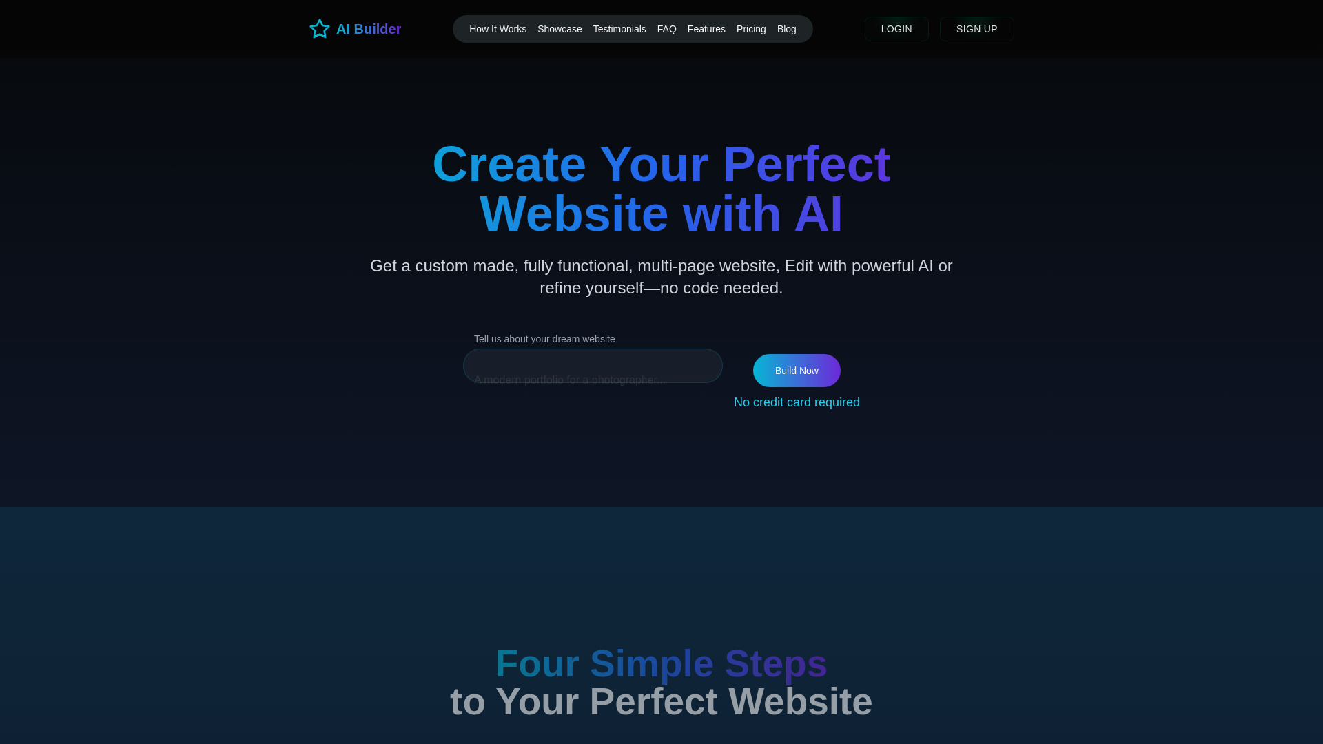 RapidSite screenshot
