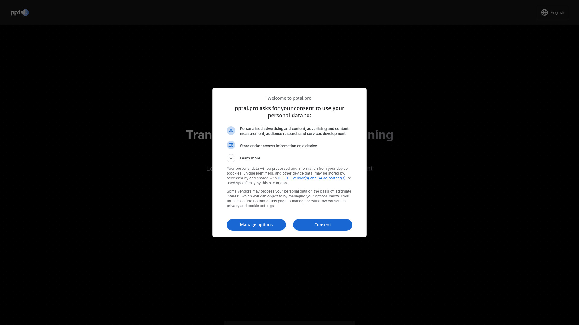 PPTAI screenshot