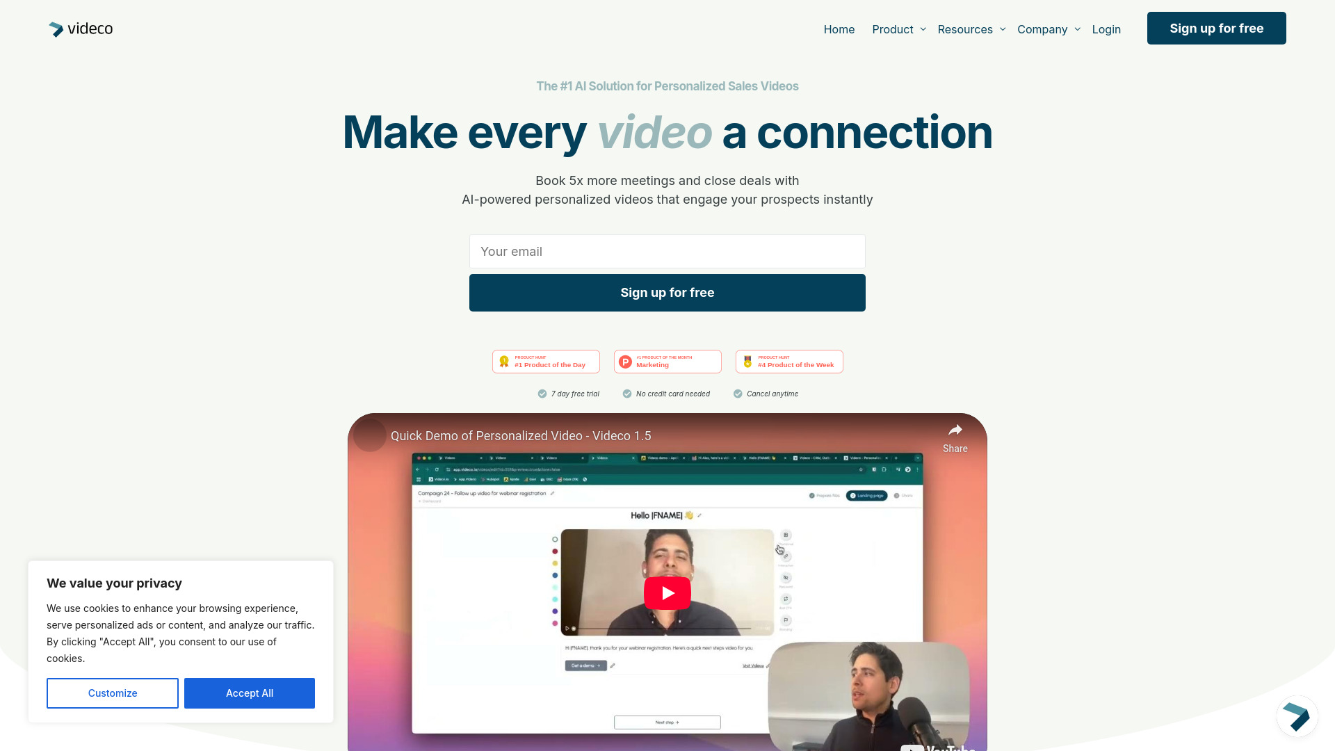 Videco screenshot