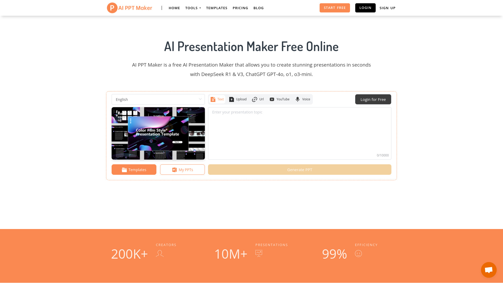 AI PPT Maker screenshot