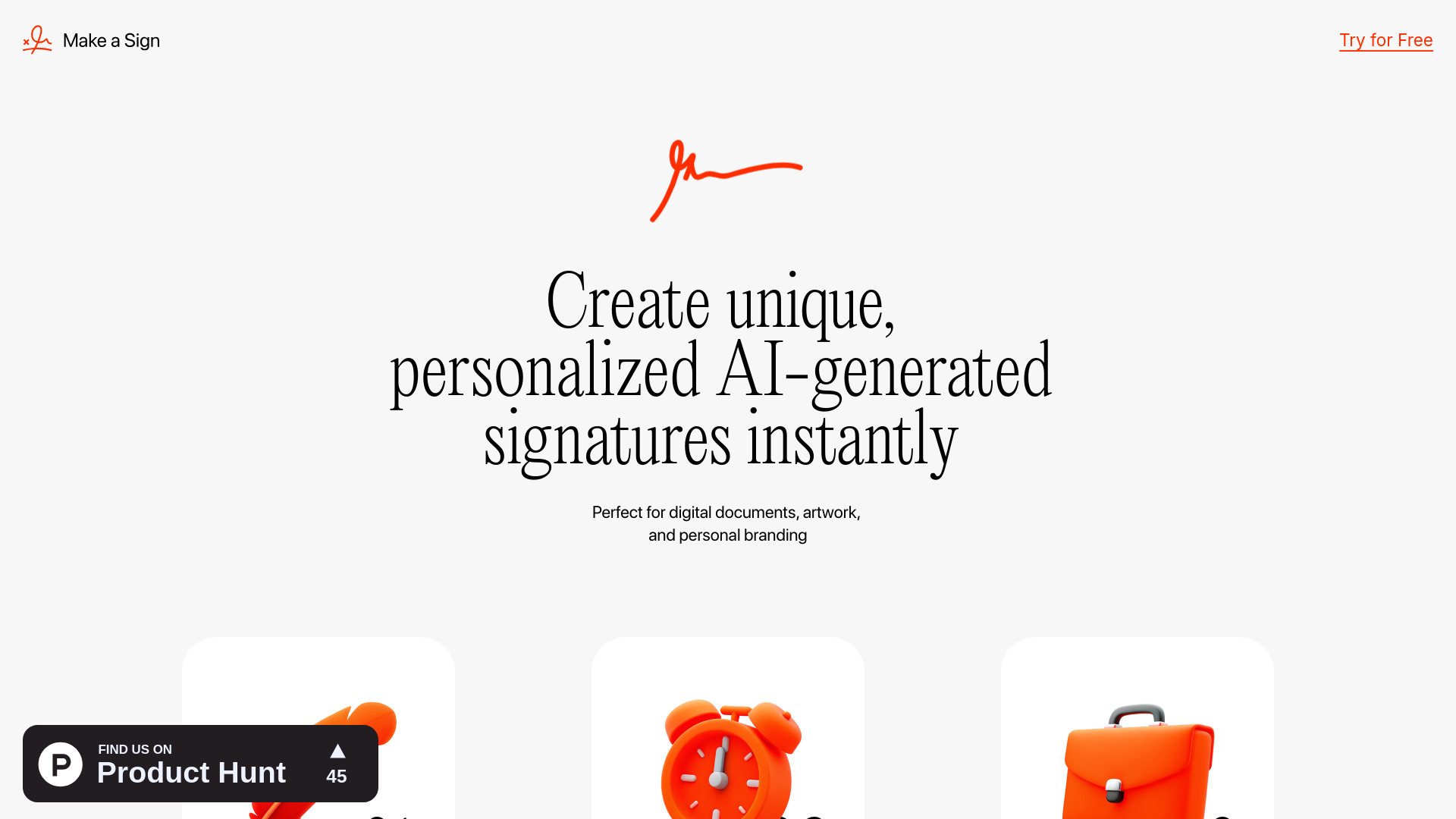 Make a Sign screenshot