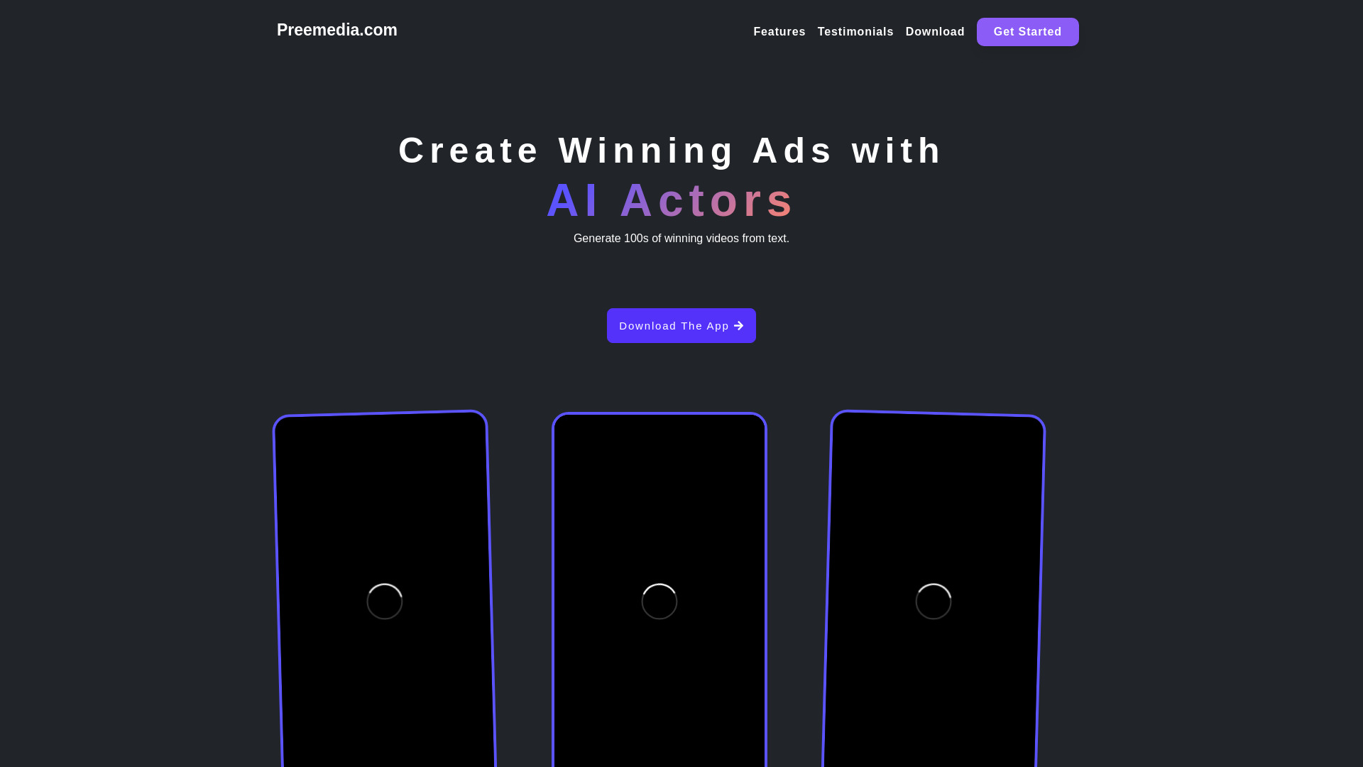 Preemedia screenshot