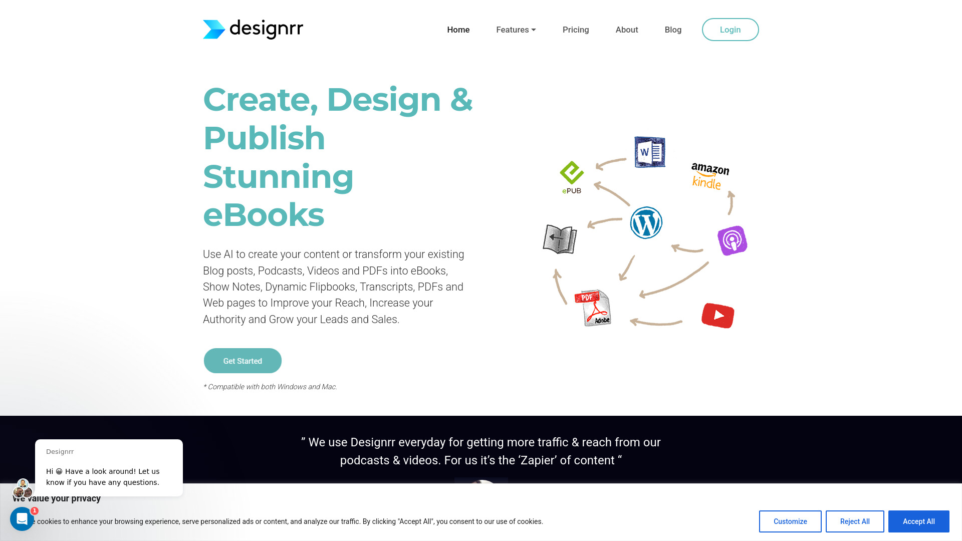 Designrr screenshot