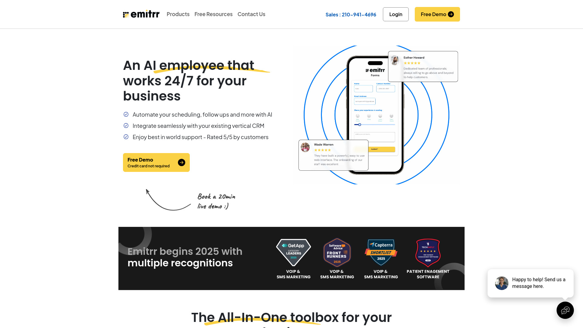 Emitrr screenshot
