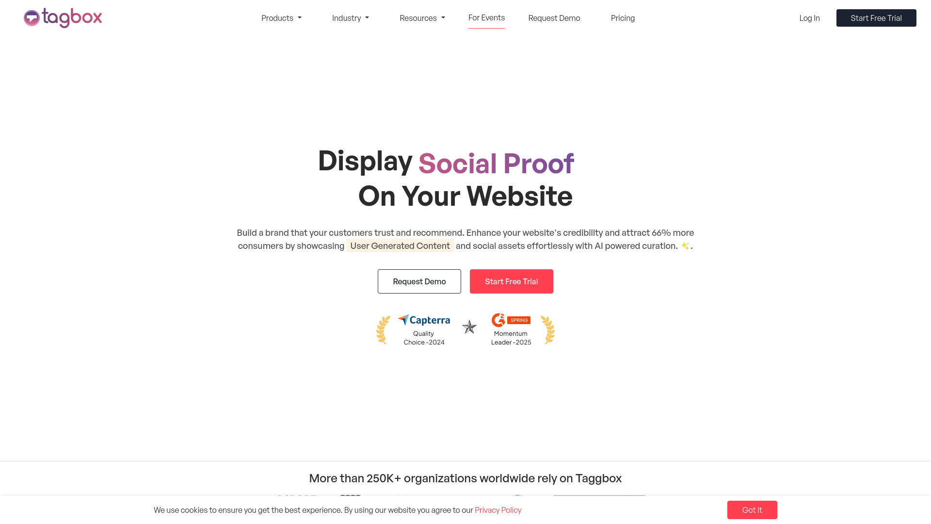 Taggbox screenshot