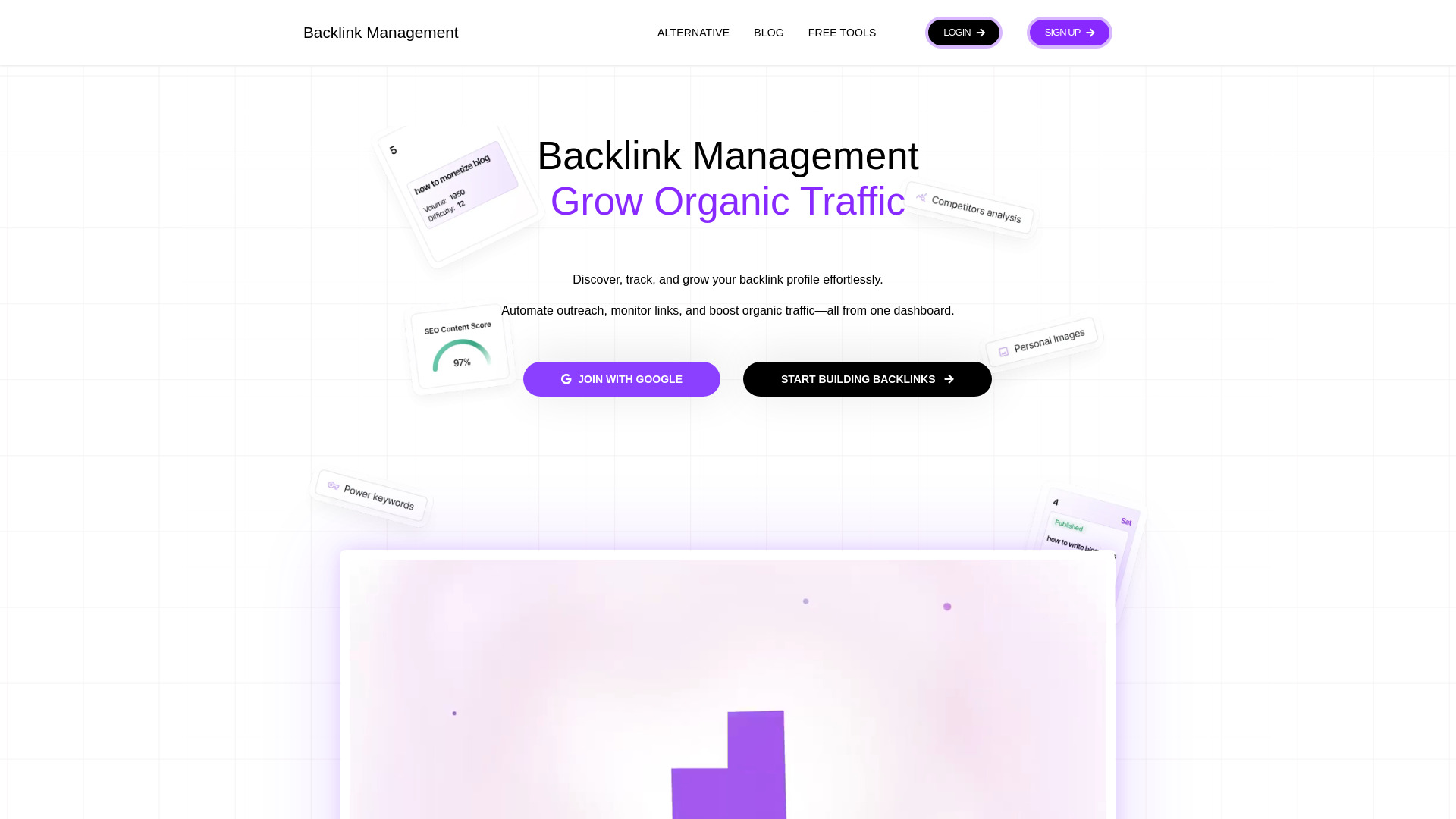 Backlink Management screenshot
