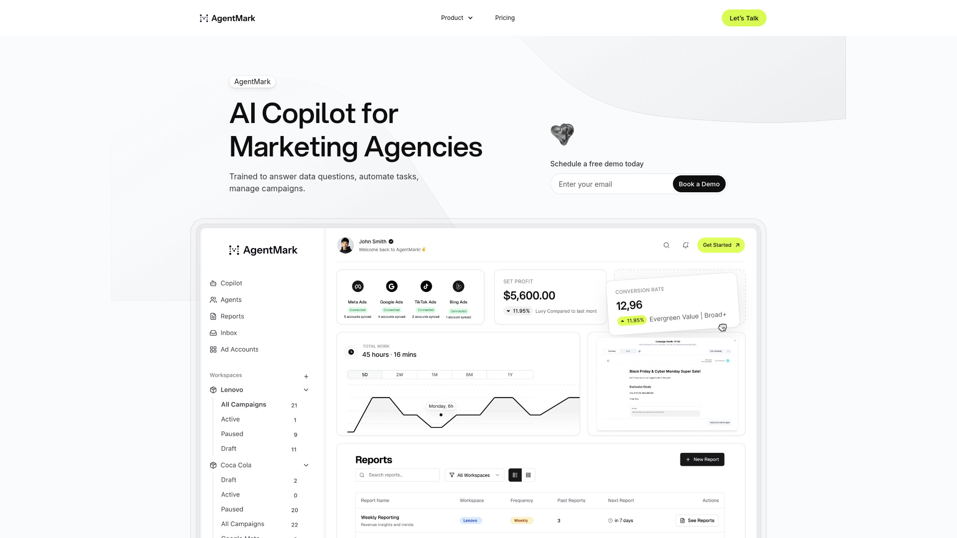 AgentMark screenshot