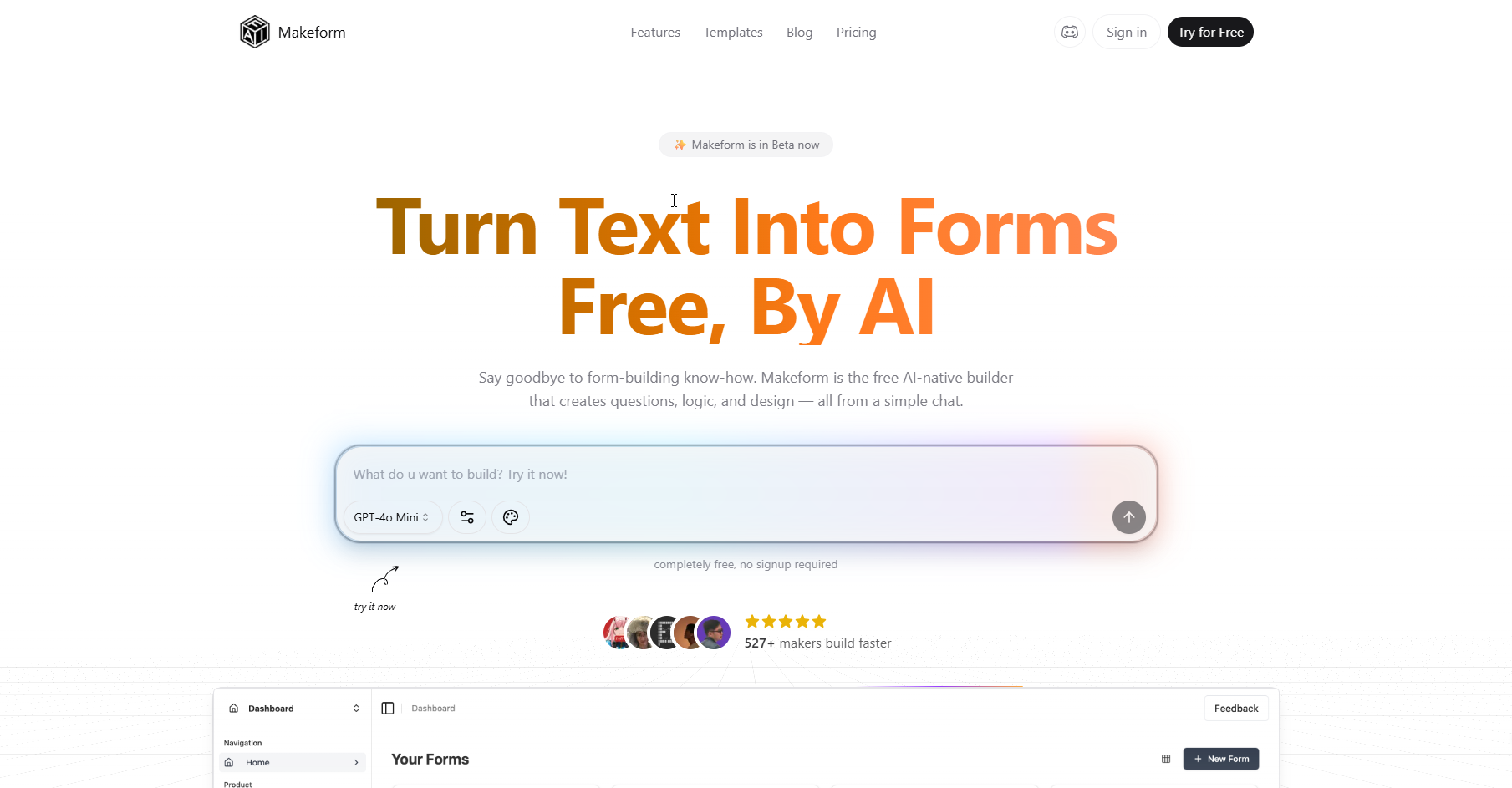 Makeform screenshot