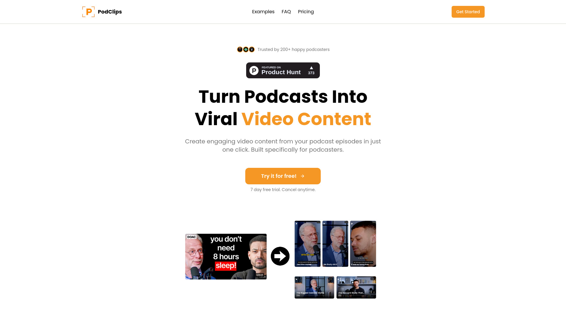 PodClips screenshot