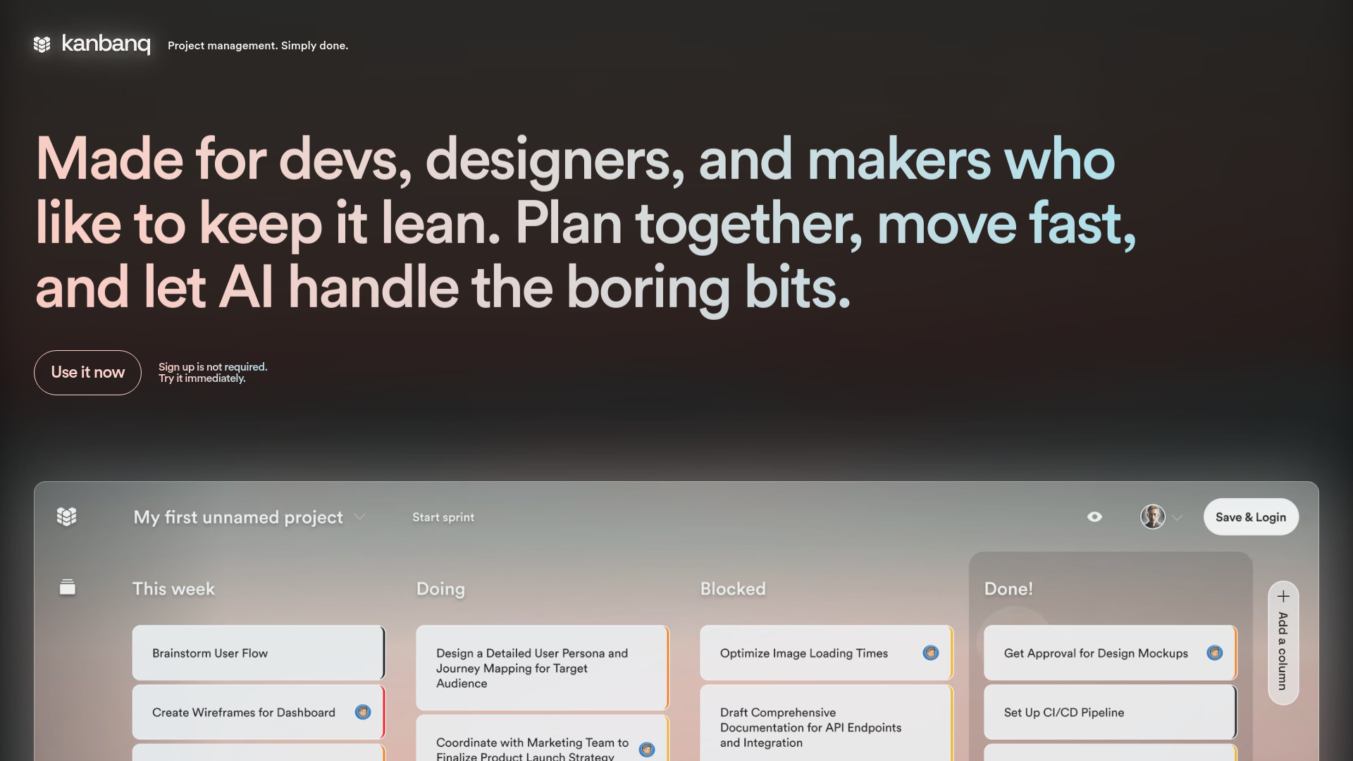 Kanbanq screenshot