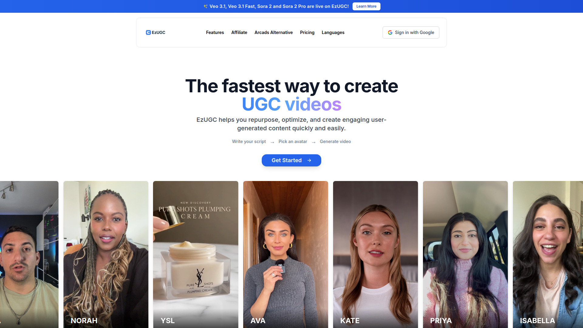 EzUGC screenshot