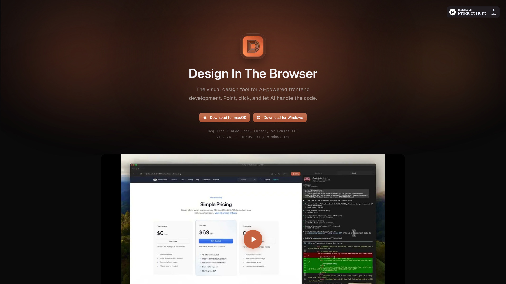 Design In The Browser screenshot