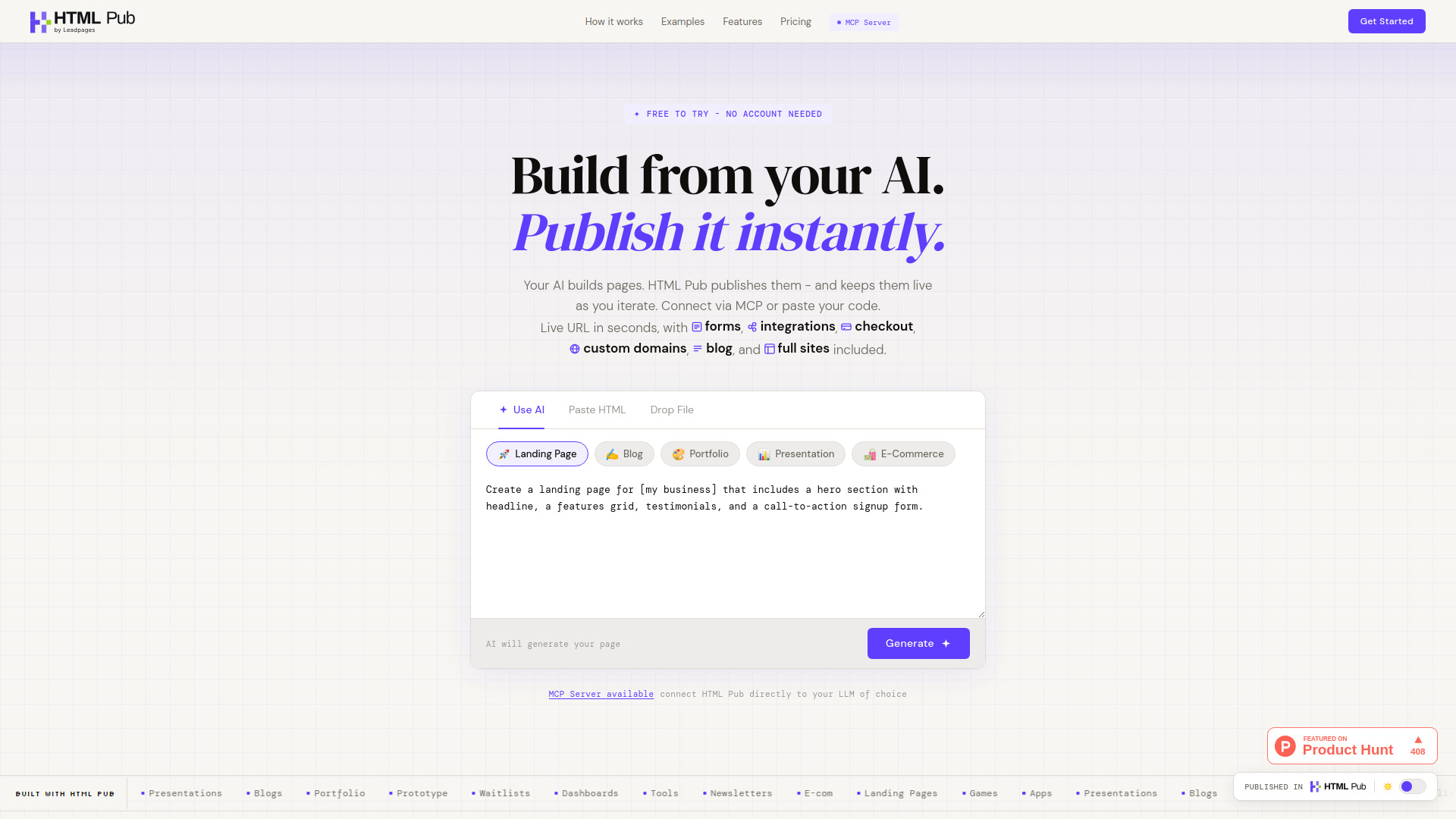 HTMLPub screenshot