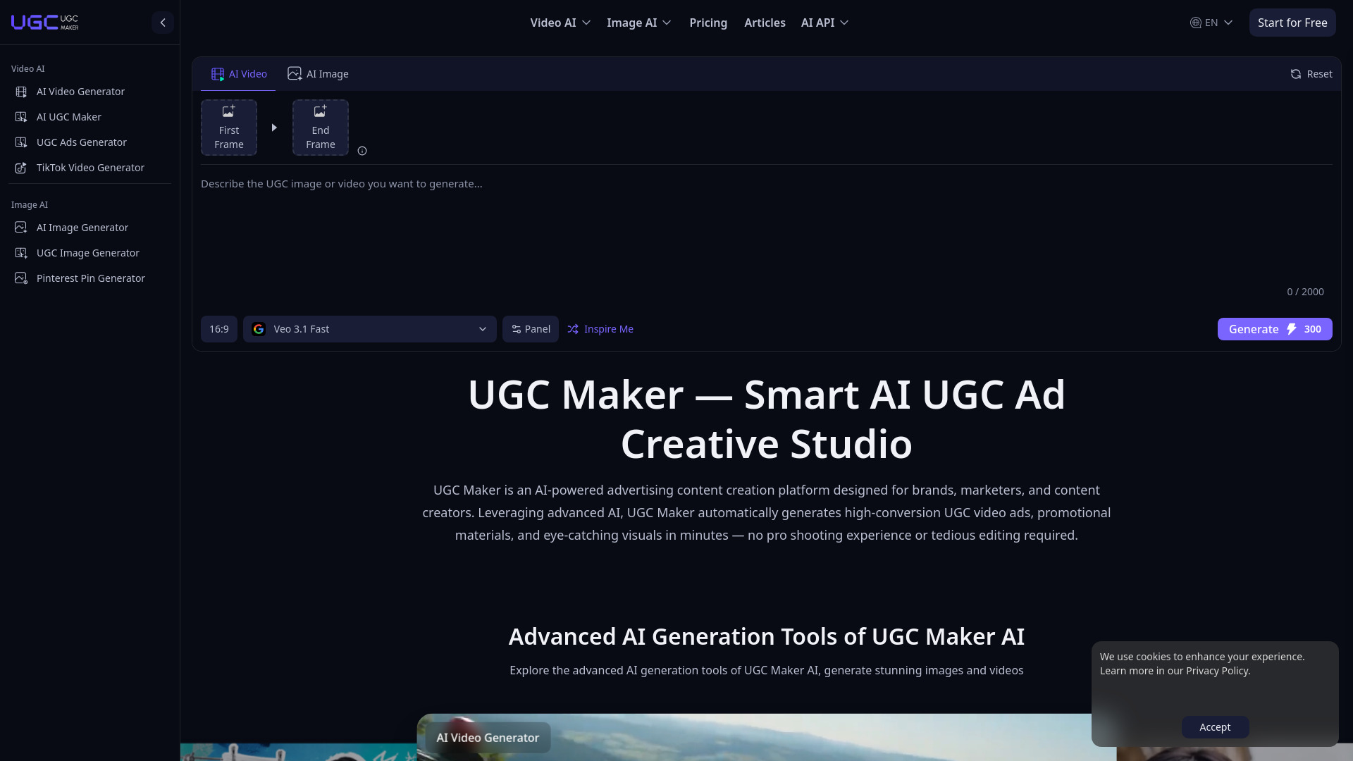 UGC Maker AI screenshot