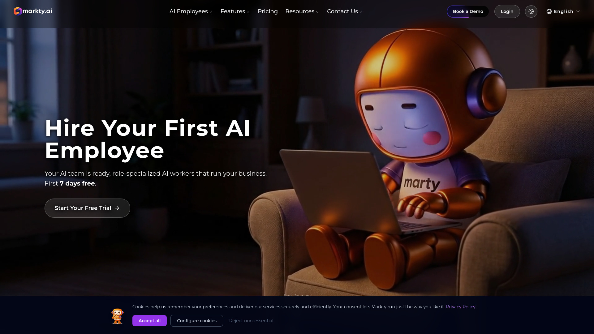 Markty AI screenshot