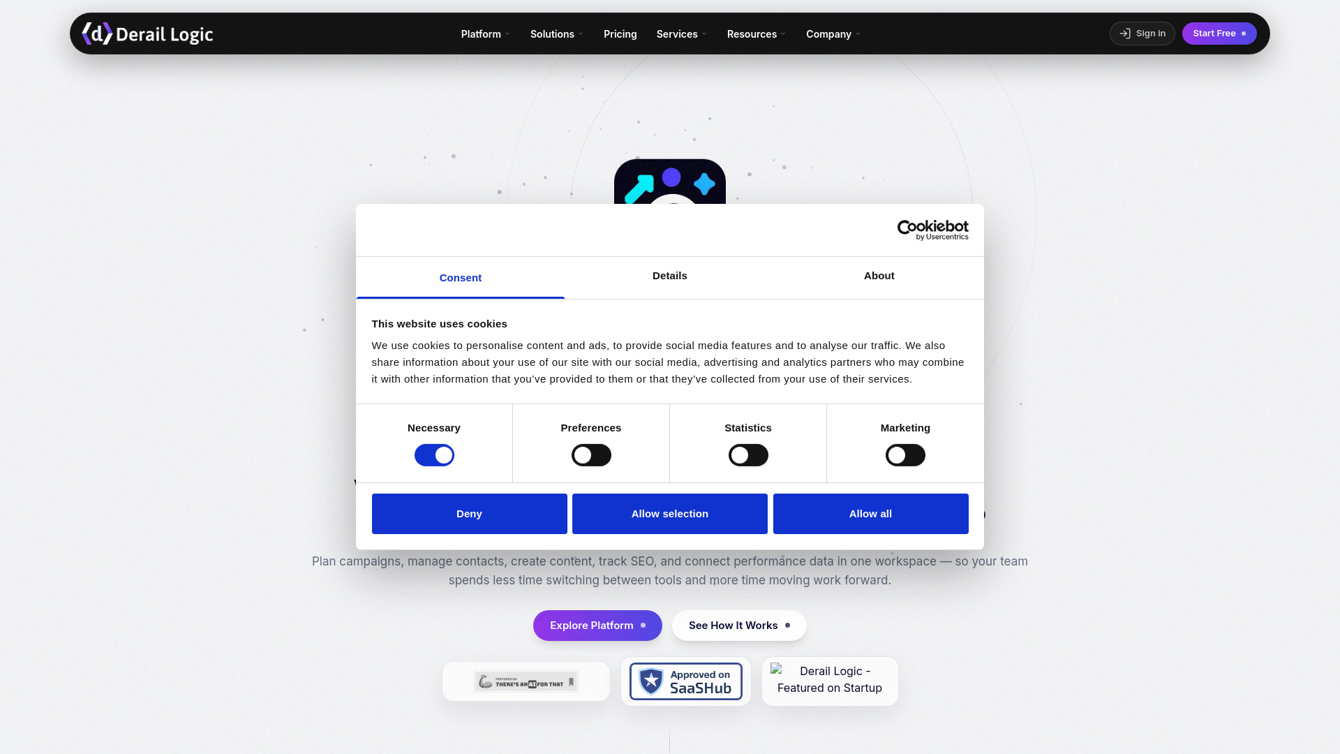 MartechAI by Derail Logic screenshot