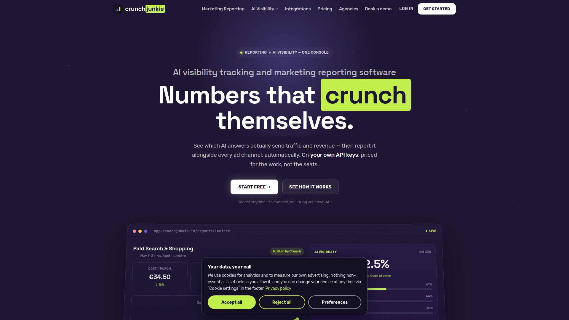 CrunchJunkie screenshot