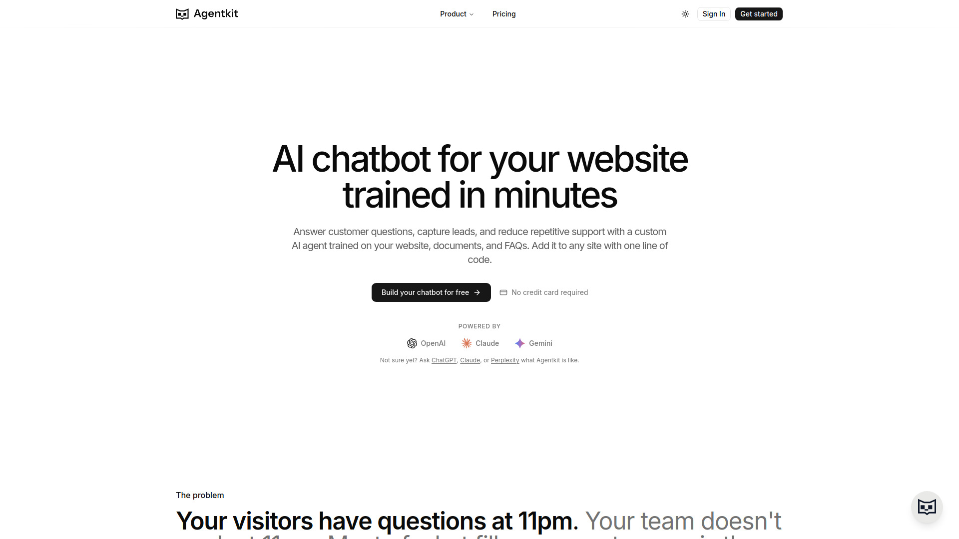 Agentkit screenshot