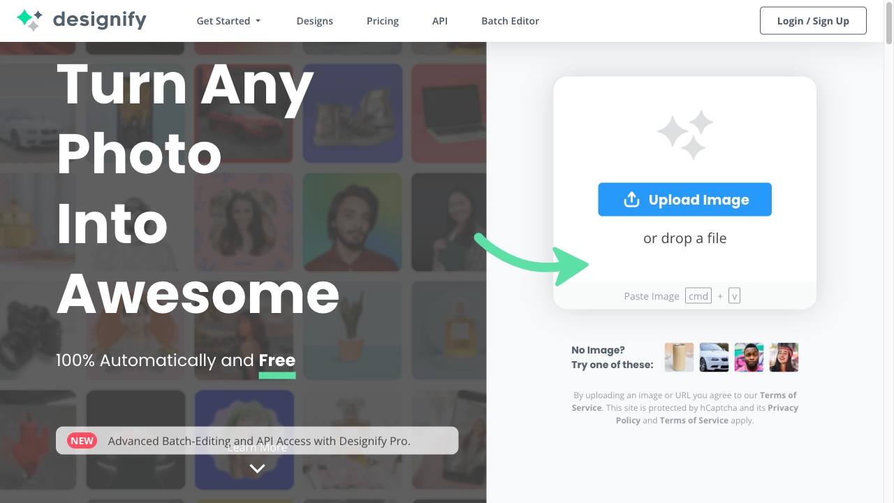 Designify screenshot