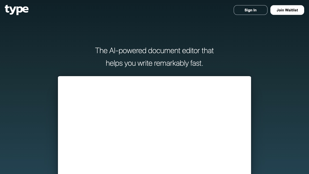 Type.ai screenshot